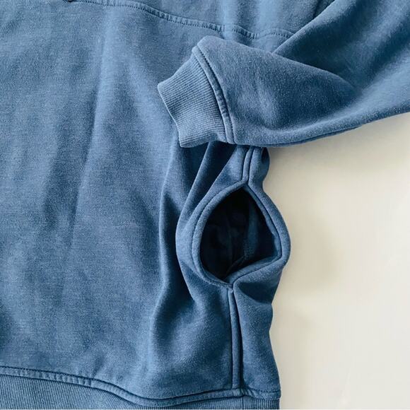 Old Navy | Oversized Funnel Neck Drop Shoulder Pullover GUC S Blue - Picture 7 of 7